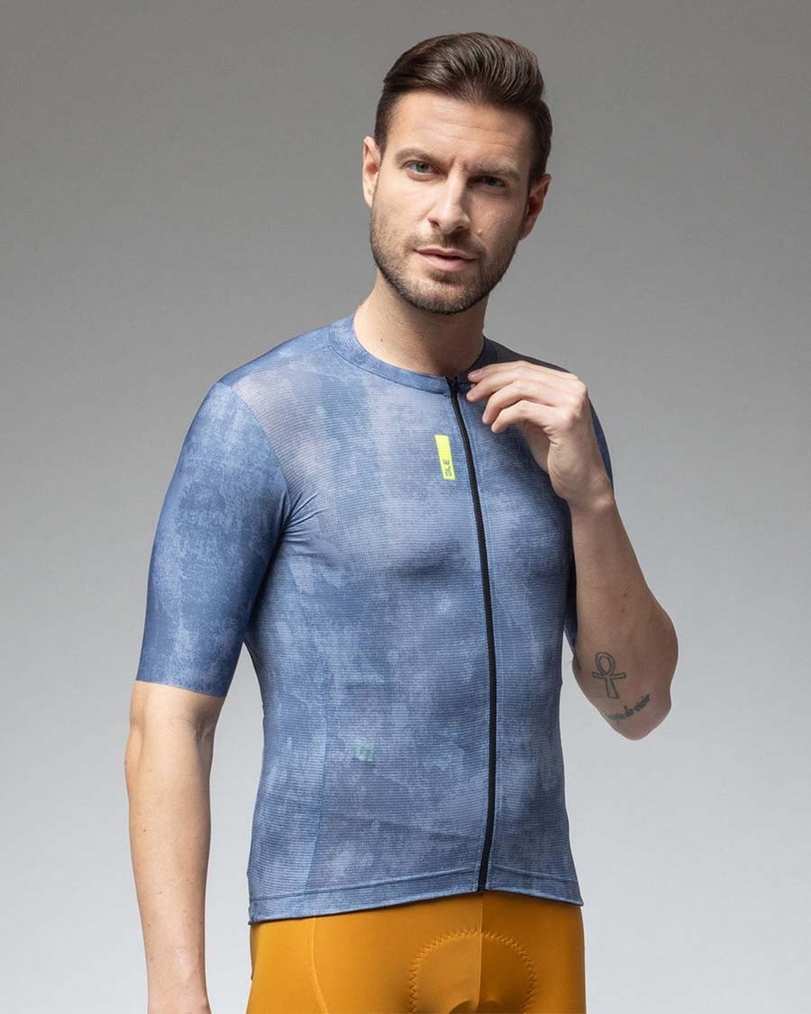 Ale DEEP moški kolesarski dres s kratkimi rokavi