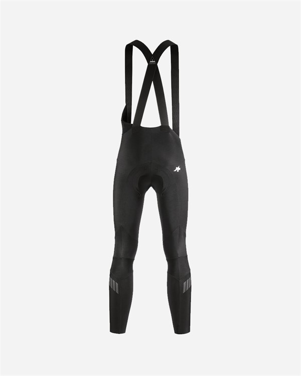 Assos EQUIPE RS S11 EVO Spring/Fall moške dolge kolesarske hlače z naramnicami
