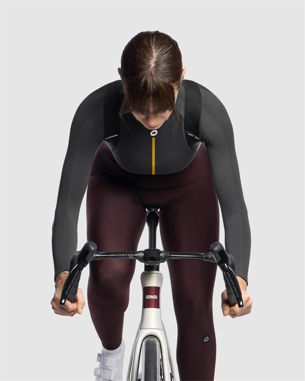 Assos UMA GT S11 Spring/Fall dolge ženske kolesarske hlače z naramnicami