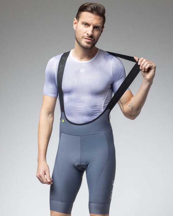 Ale MAGIC COLOUR moške kolesarske kratke hlače z naramnicami