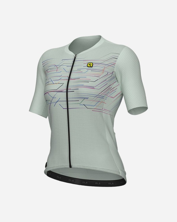 Ale MEGABYTE ženski kolesarski dres s kratkimi rokavi