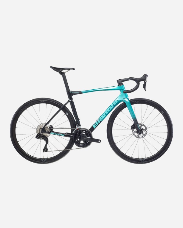 Bianchi SPECIALISSIMA COMP Ultegra Di2 Velomann Palladium cestno kolo