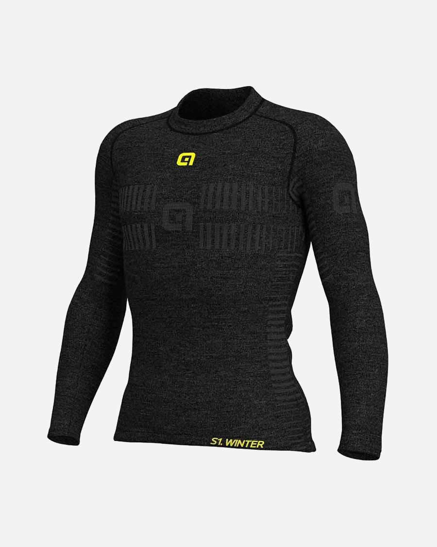 Ale INTIMO WOOL moška spodnja kolesarska majica z dolgimi rokavi