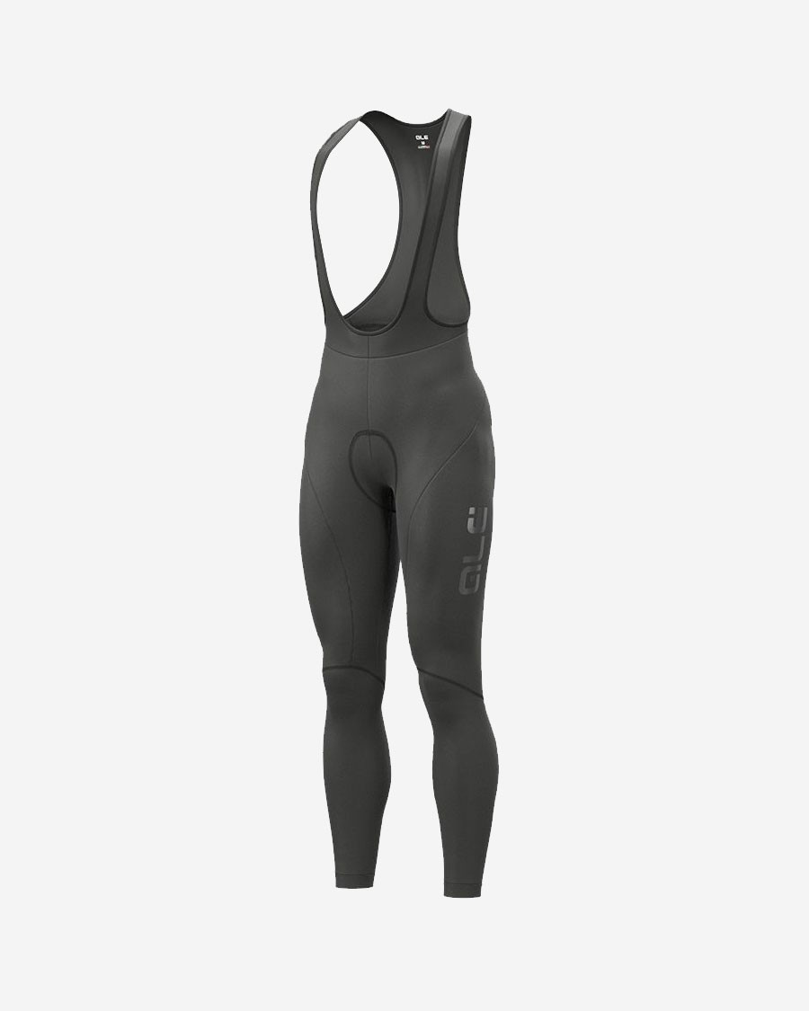 Ale SOLID WINTER moške zimske kolesarske hlače z naramnicami