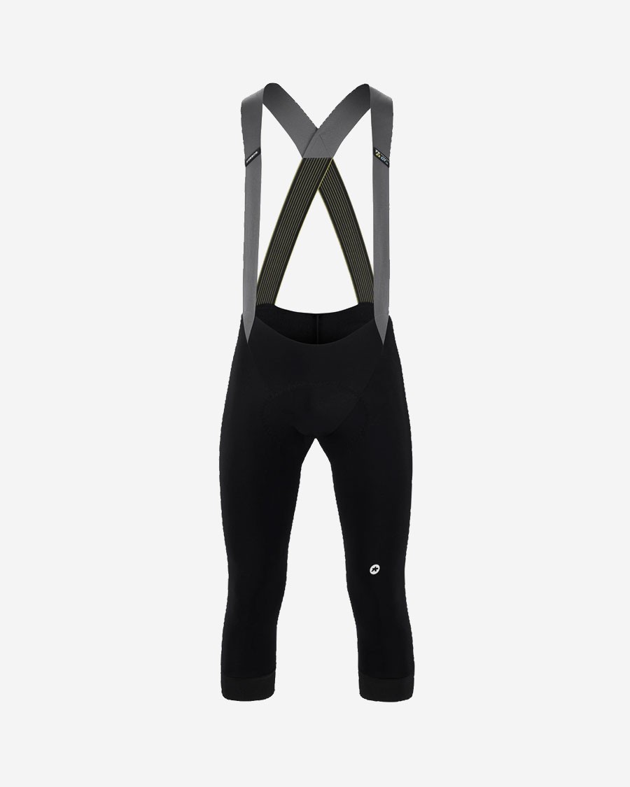 Assos MILLE GT Spring/Fall moške 3/4 kolesarske hlače z naramnicami