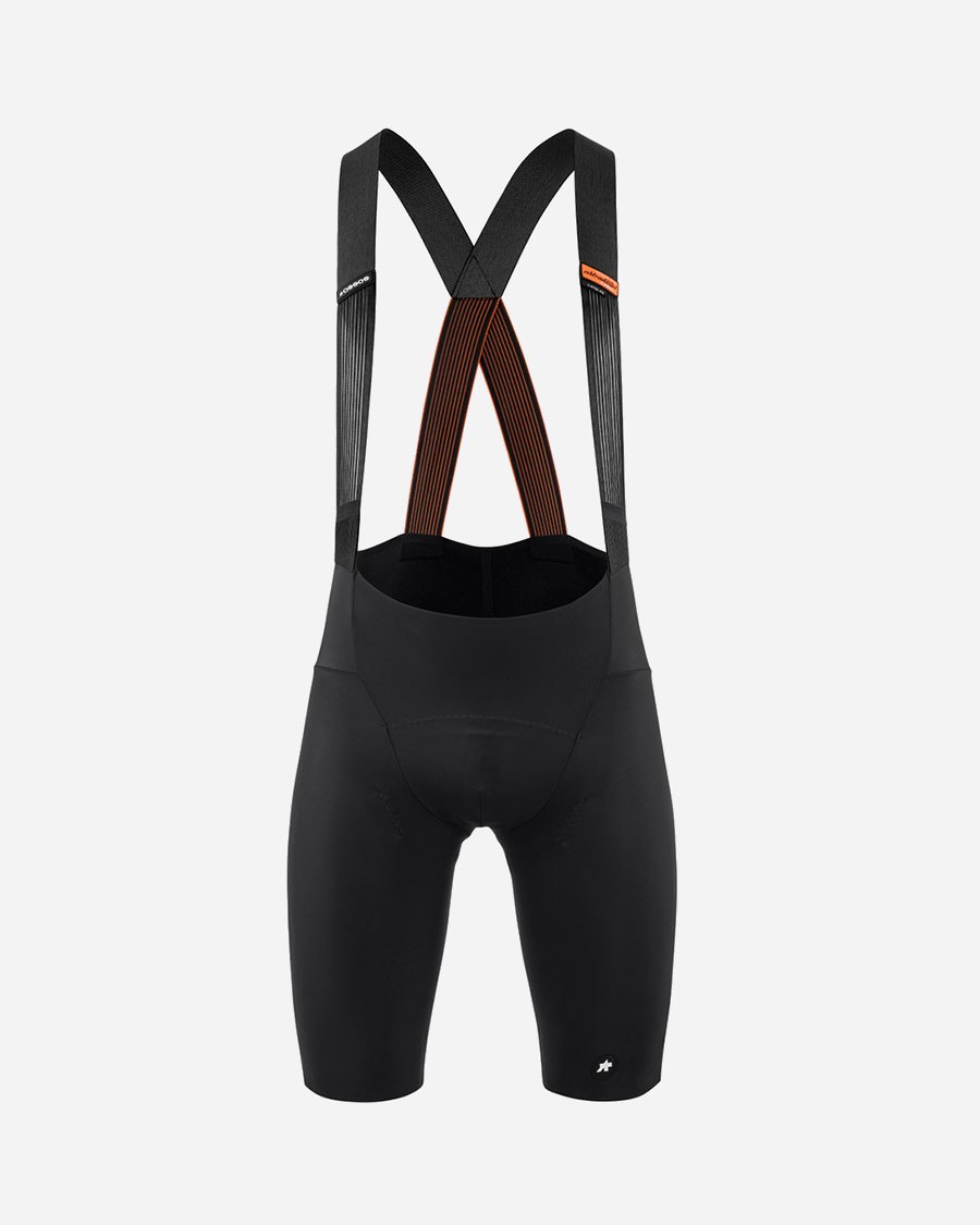 Assos EQUIPE RS SCHTRADIVARI S11 LONG moške kratke kolesarske hlače z naramnicami