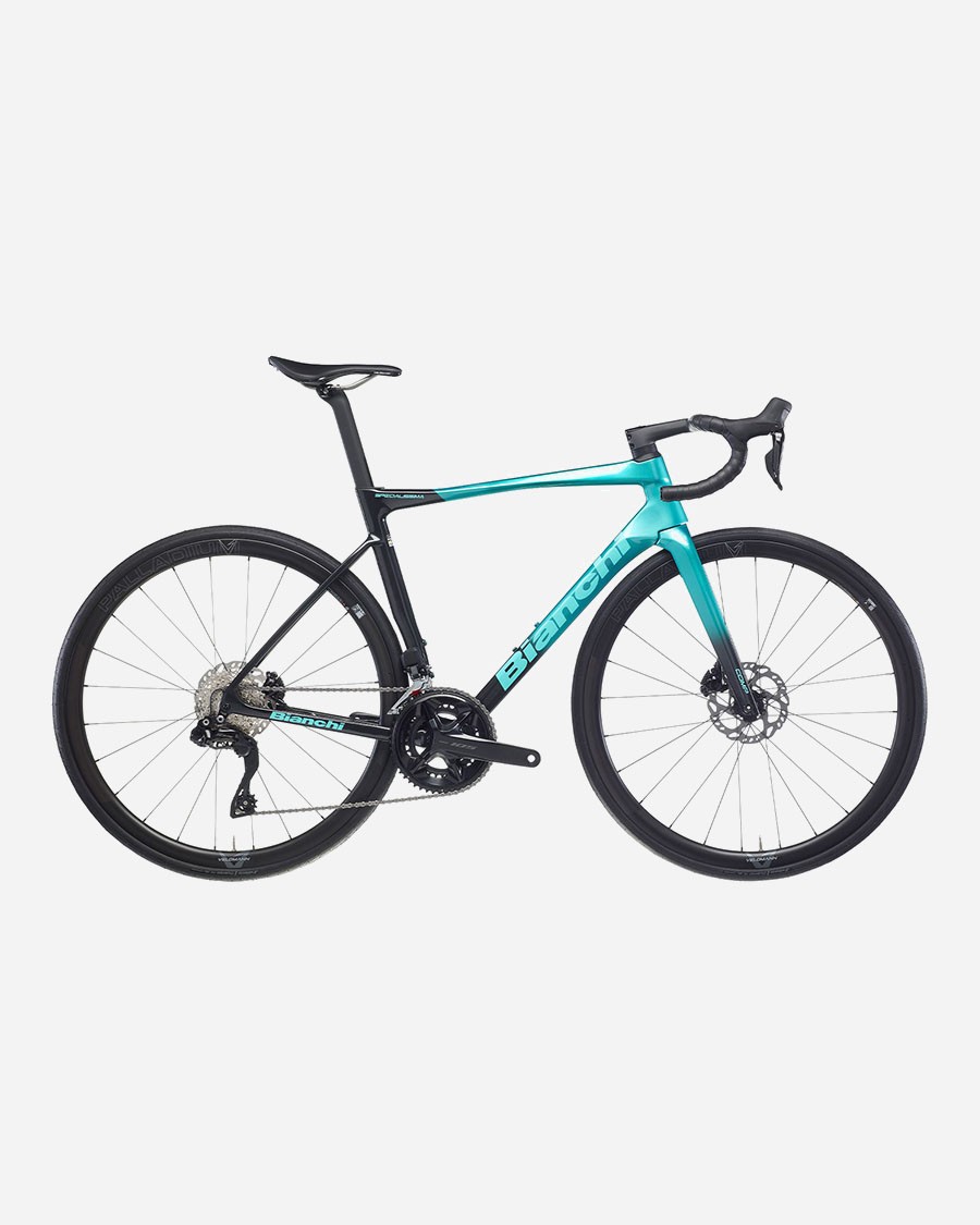Bianchi SPECIALISSIMA COMP Ultegra Di2 Velomann Palladium cestno kolo